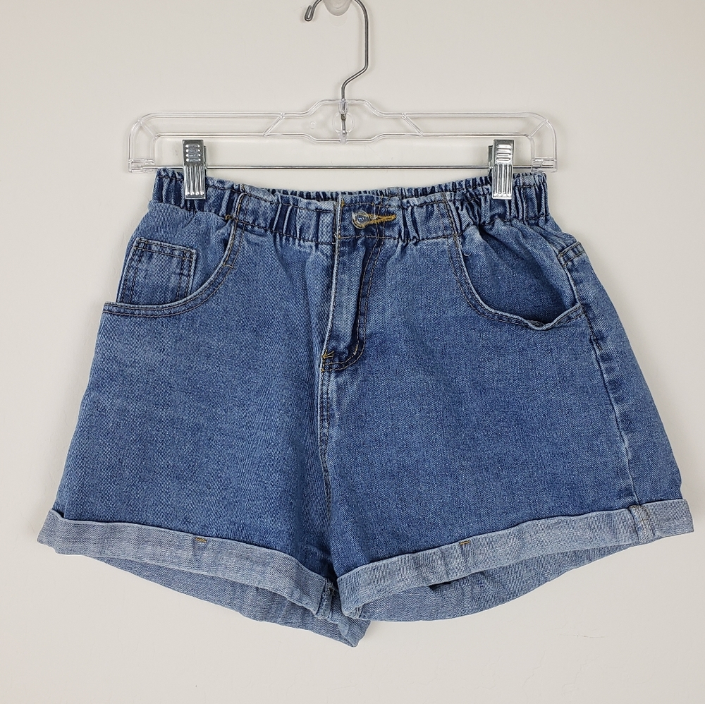 Shein high waisted denim shorts size medium